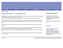 Tablet Screenshot of licensingaid.org.uk